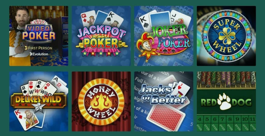 Vidéo Poker en ligne